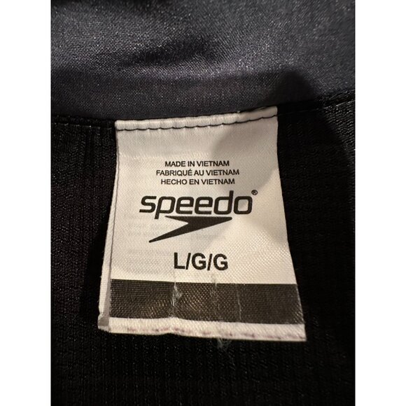 Speedo Full-Zip Jacket – Size Large – Gray & Blue – Lightweight Activewear - Picture 3 of 10